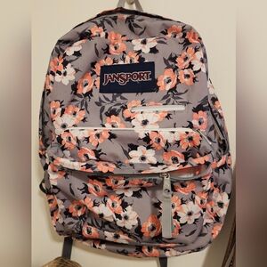 Cherry Blossom Jansport Back Pack